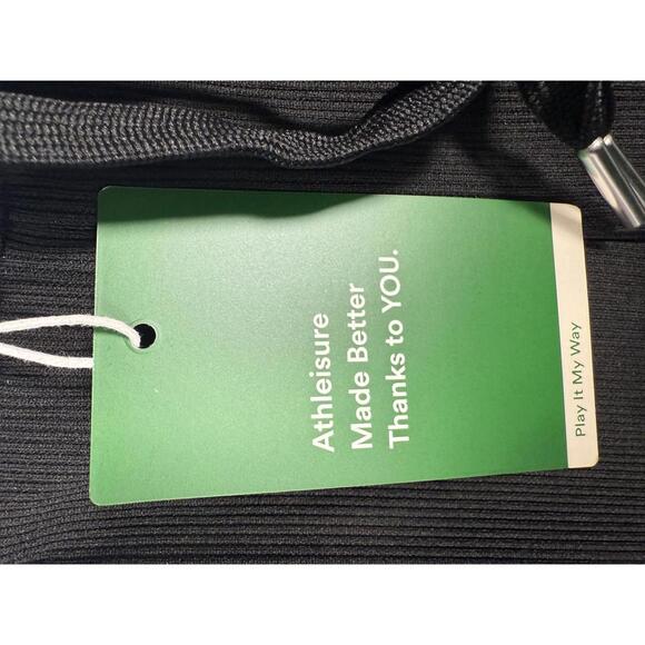 NWT Work Pants with Drawstring and back pockets in Black Size M - Picture 6 of 8